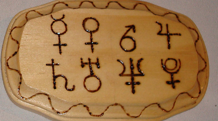 Planets Rectangular Plaque